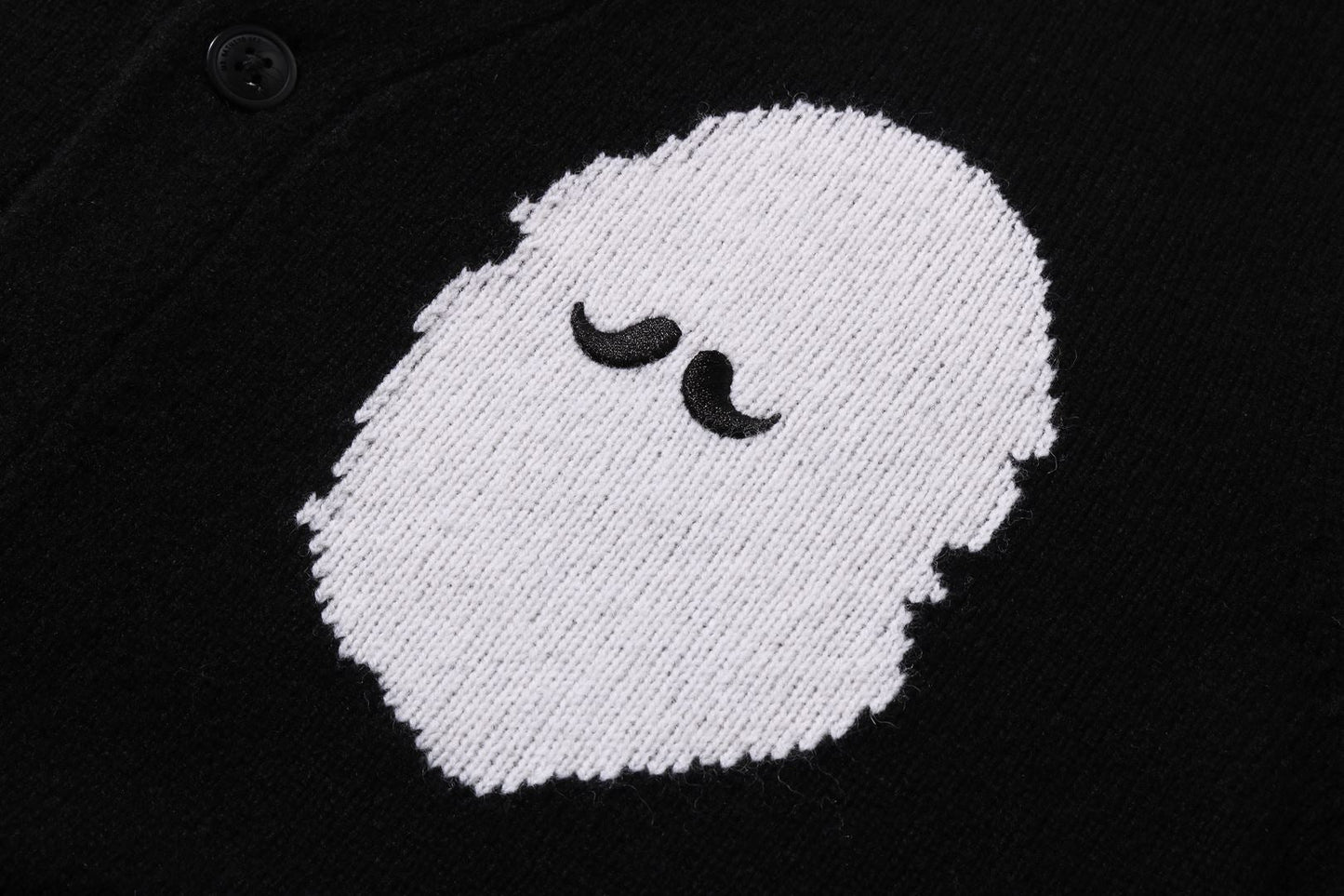 BAPE 毛衣編織電繡開襟外套