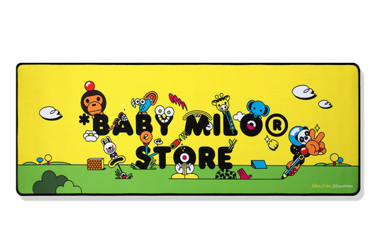 BAPE BABY MILO X SCHWAMM DESK PAD