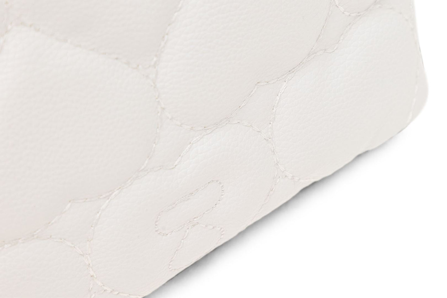 BAPE QUILTED HEART MONOGRAM HANDBAG