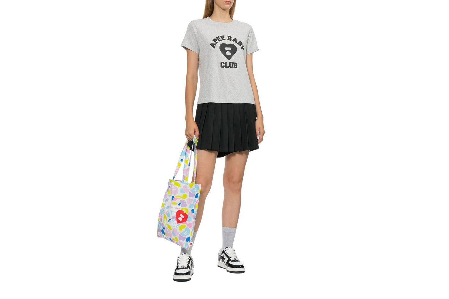 BAPE APEE X ALPHA INDUSTRIES CAMO TOTE BAG