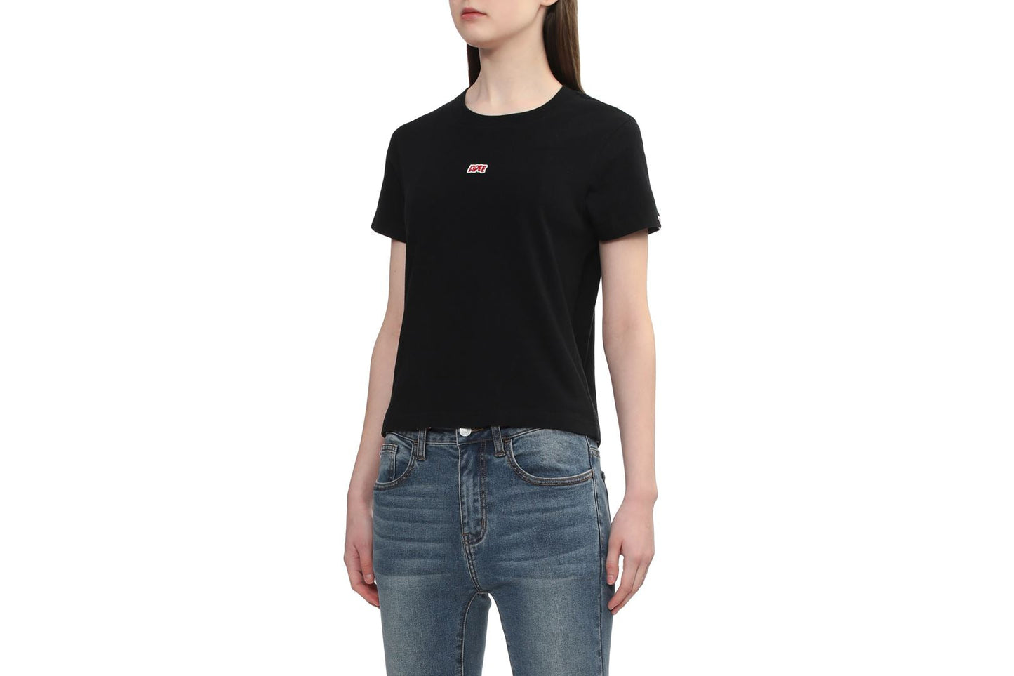 BAPE APEE BADGE CROP TEE