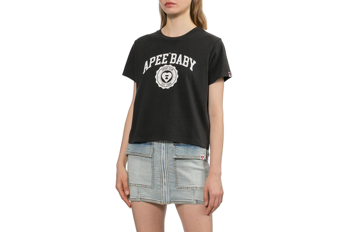 BAPE APEE BABY PRINT CROP TEE #1