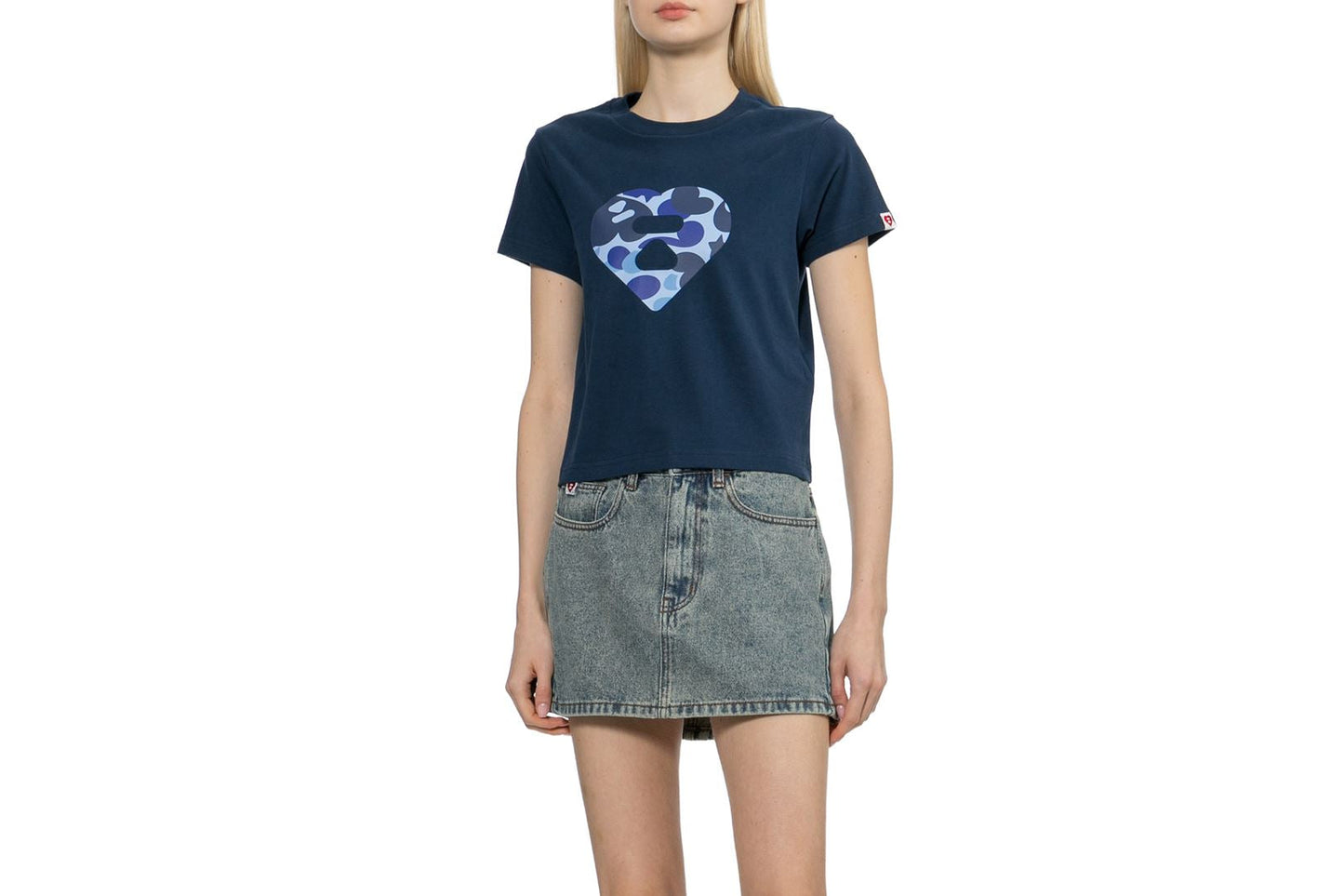 BAPE CAMO HEART PRINTED TEE #2