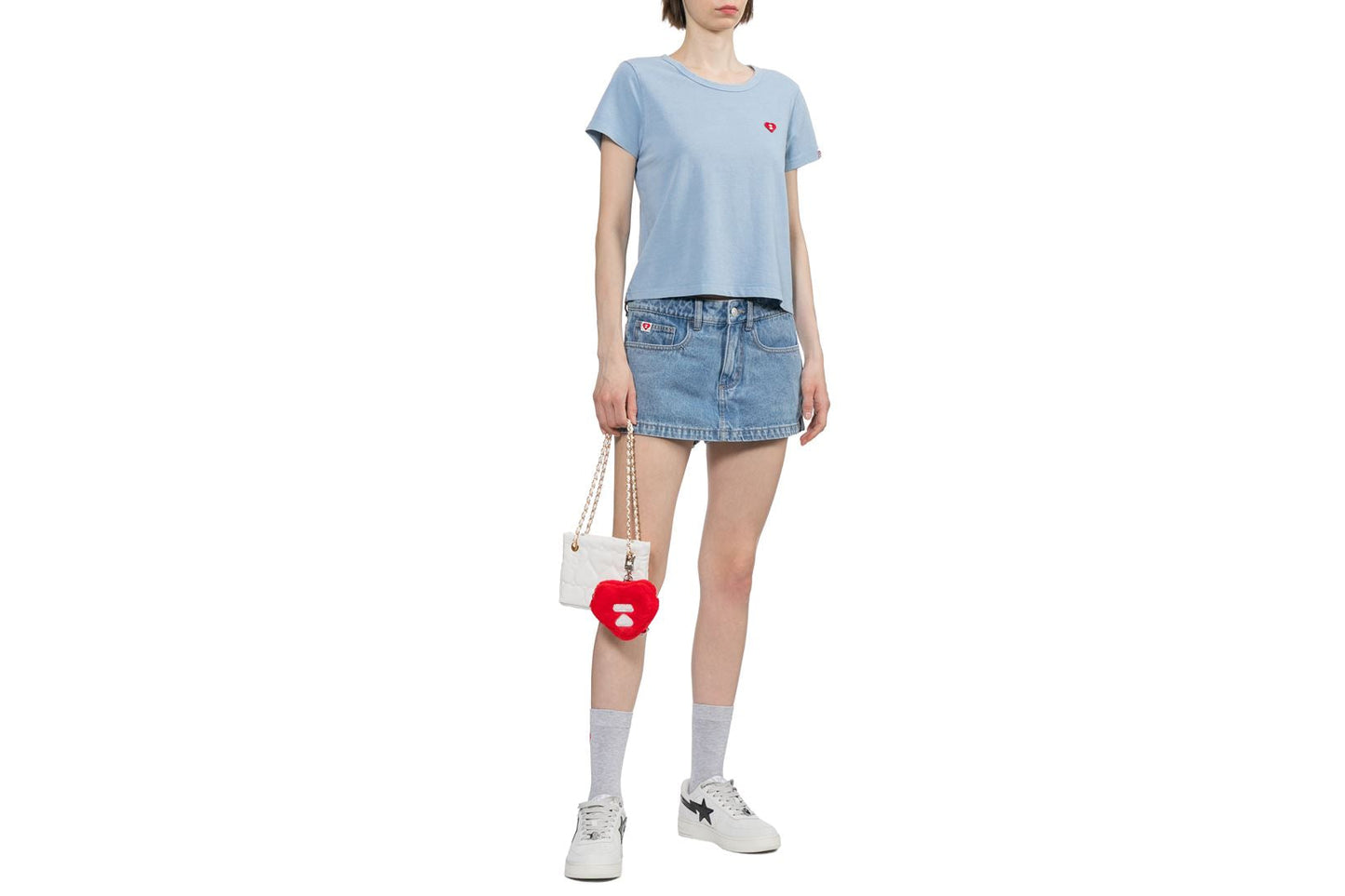 BAPE 心形徽章T恤 #2