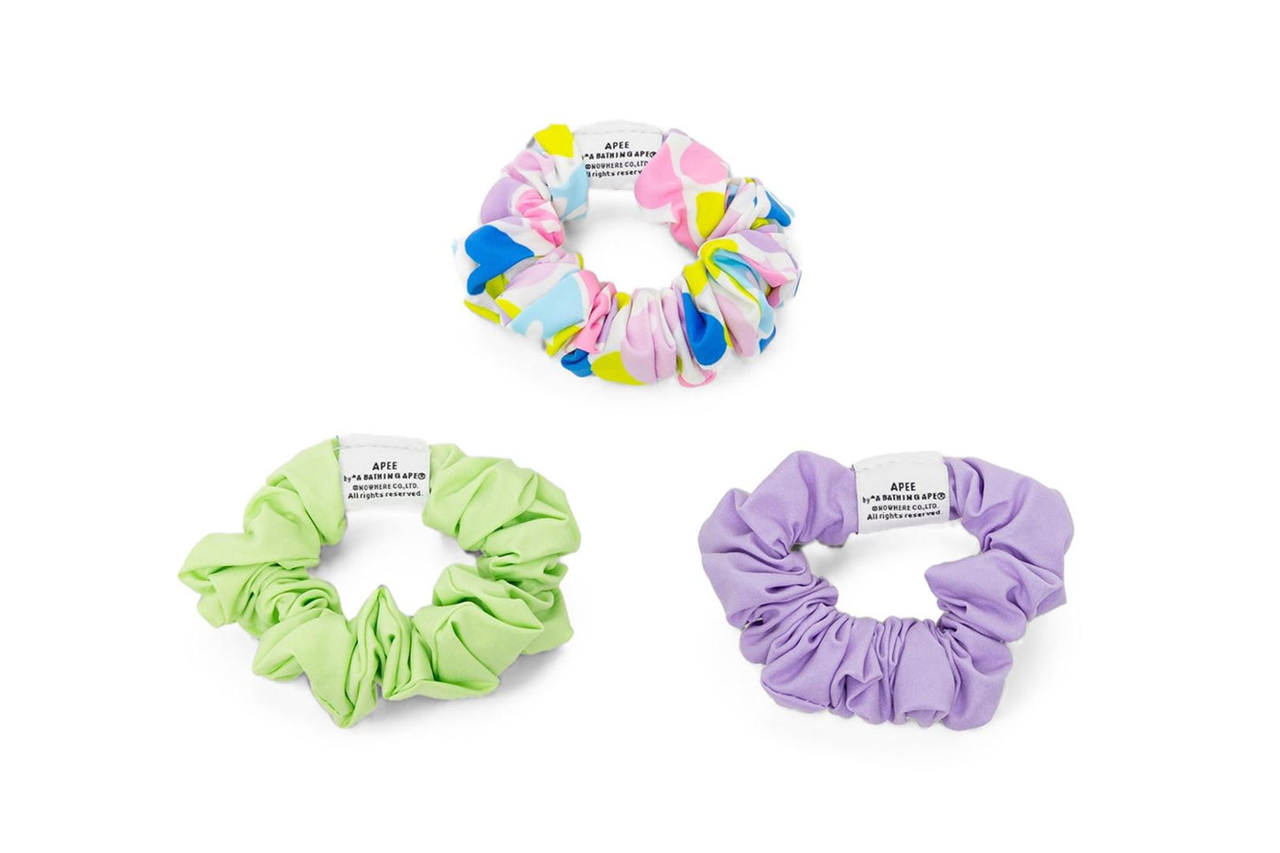 BAPE APEE CAMO SCRUNCHIE SET