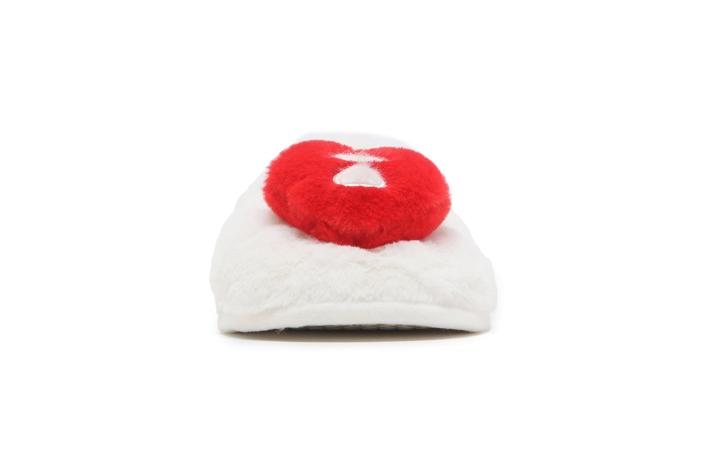 BAPE 心形毛絨拖鞋