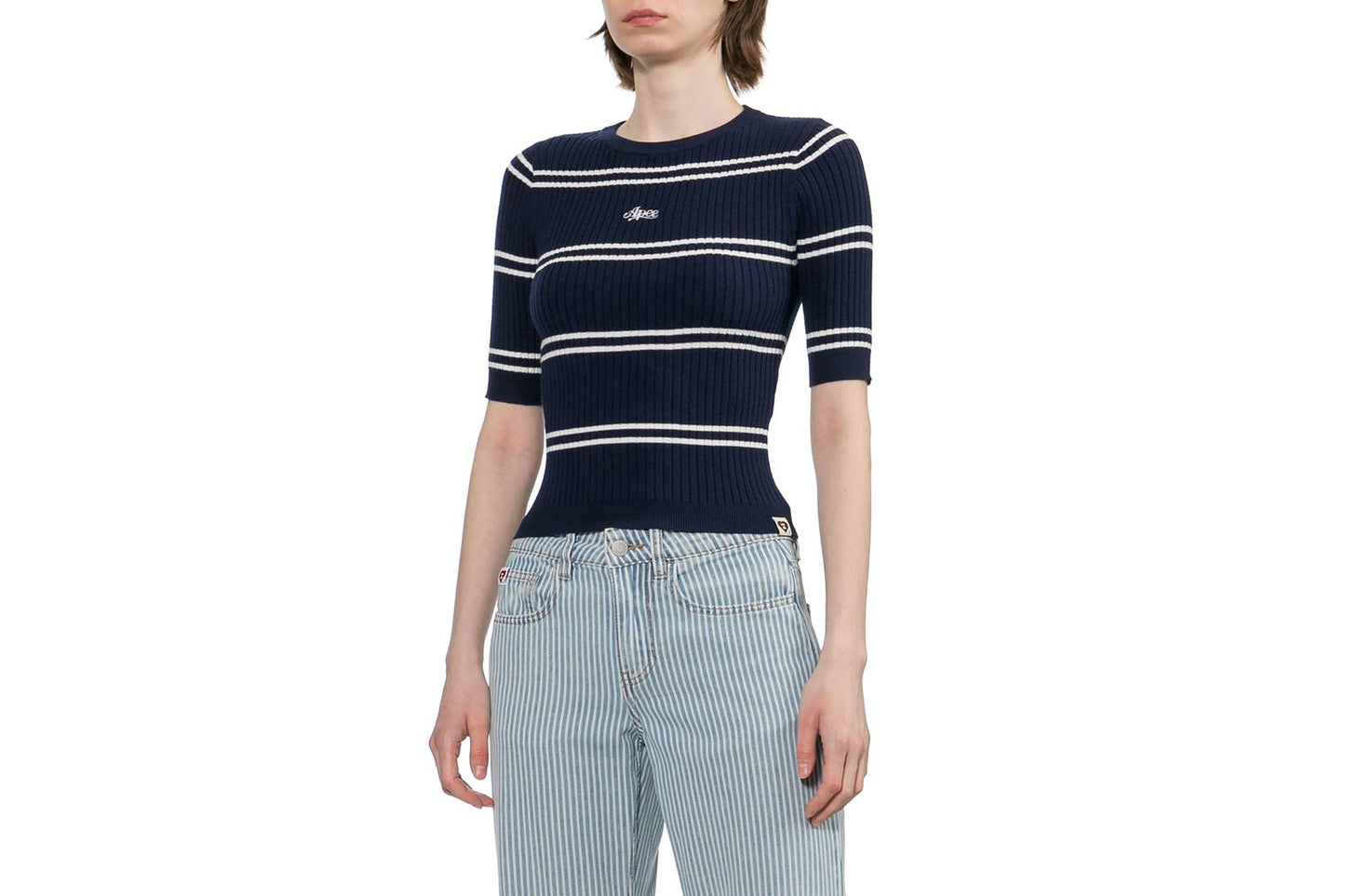 BAPE Fitted Stripes Sweater