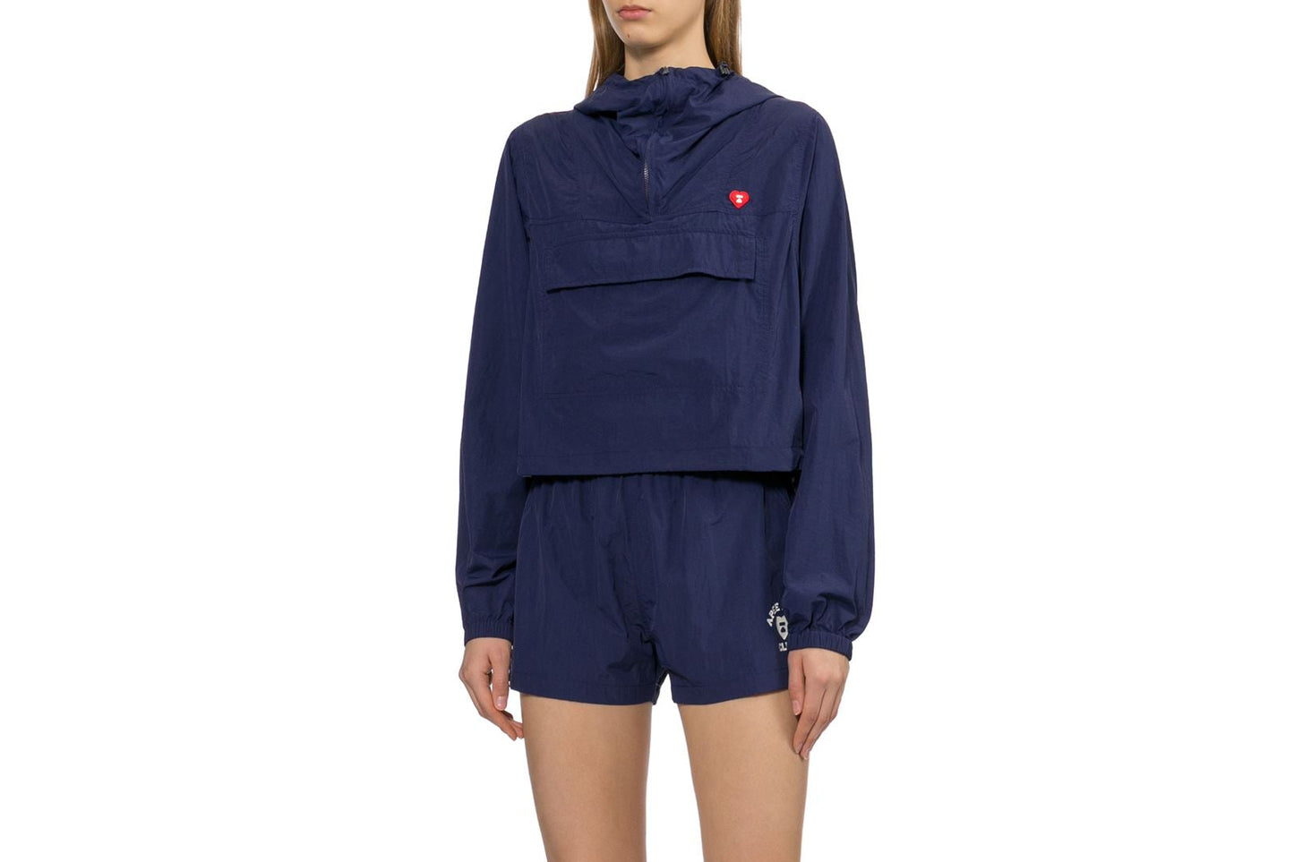 BAPE 矽膠徽章尼龍風衣