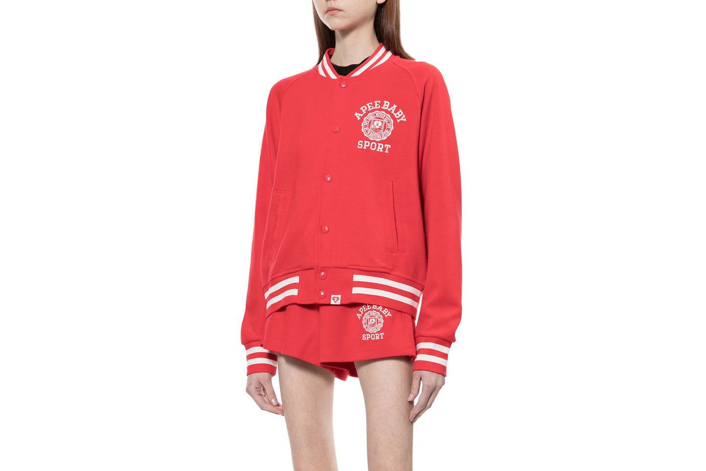 BAPE 大學刺繡棒球運動外套