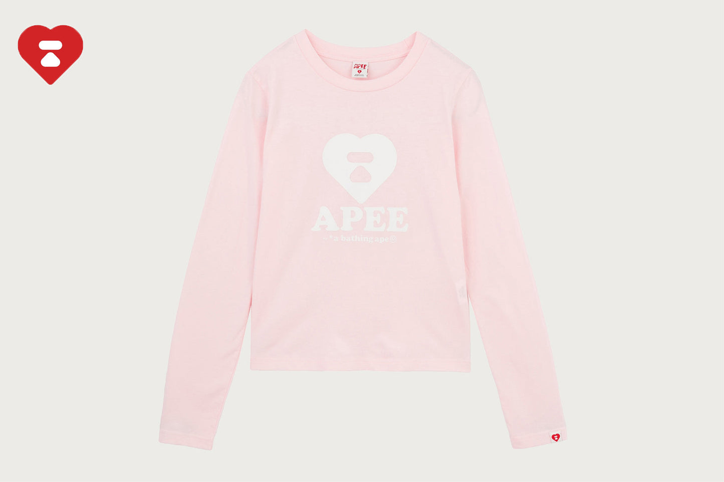 BAPE APEE LOGO 印刷長袖T恤 #2