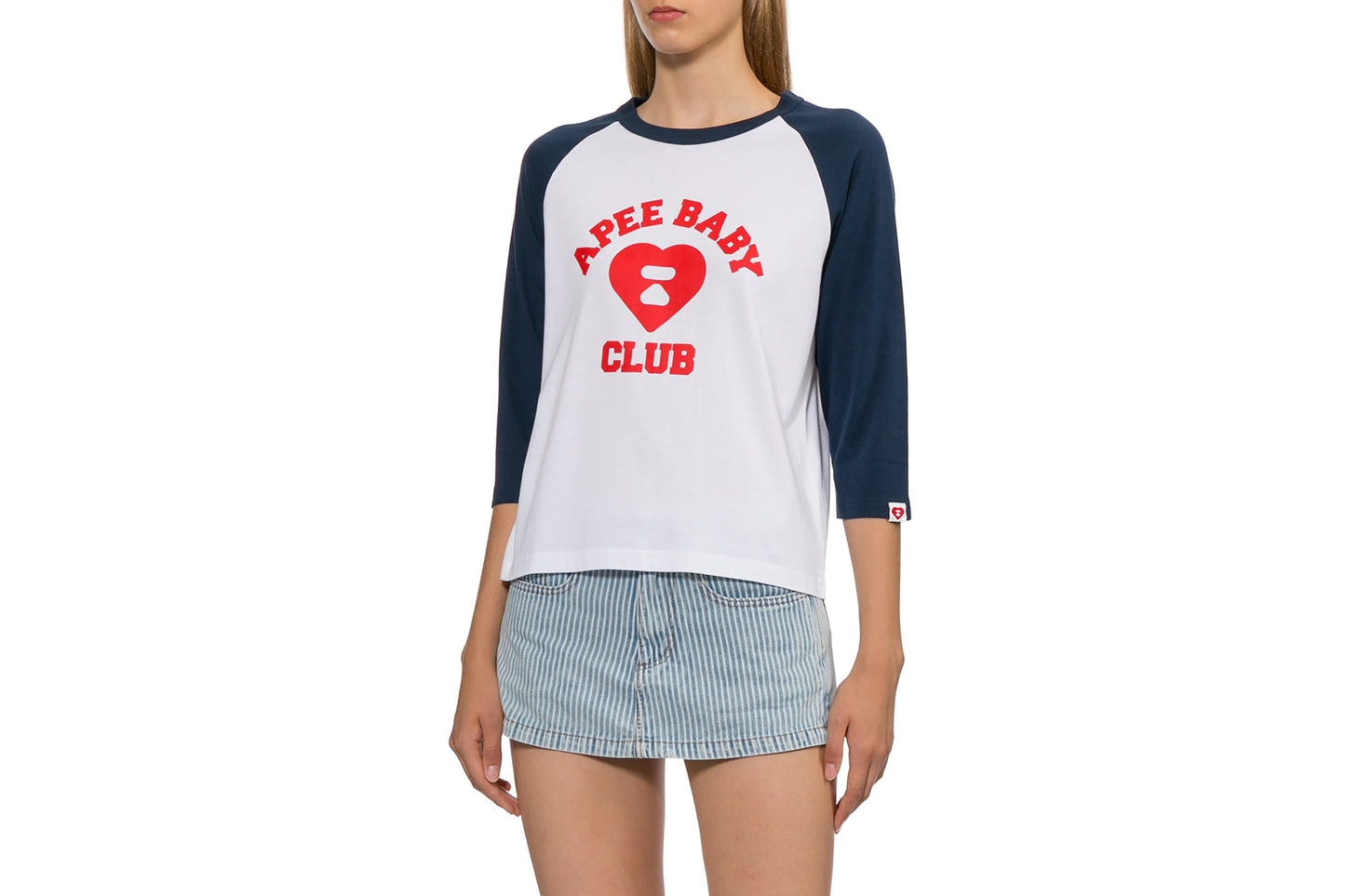BAPE APEE BABY PRINT RAGLAN LS TEE