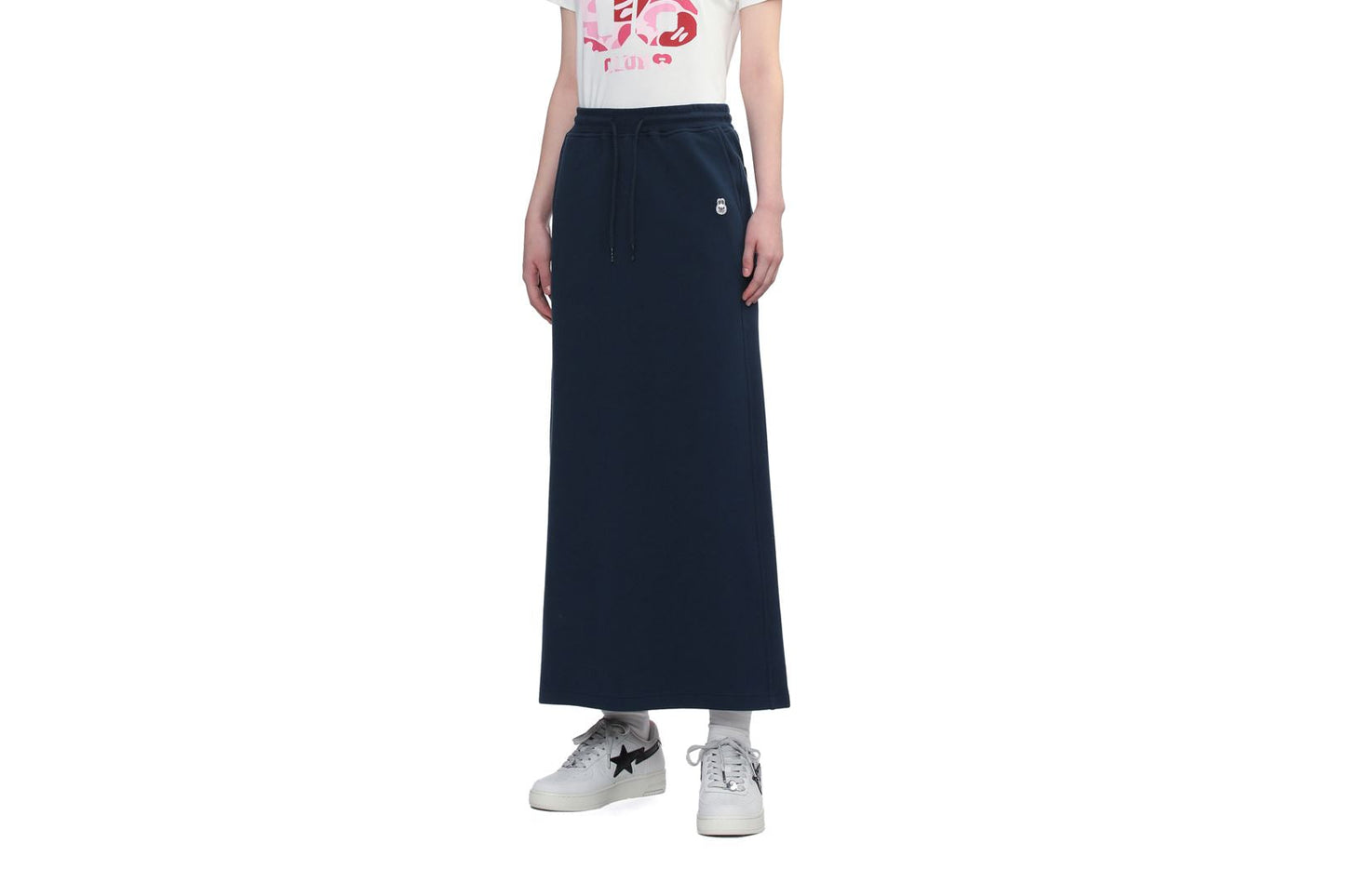 BAPE BABY DOPPY BADGE SWEAT MAXI SKIRT