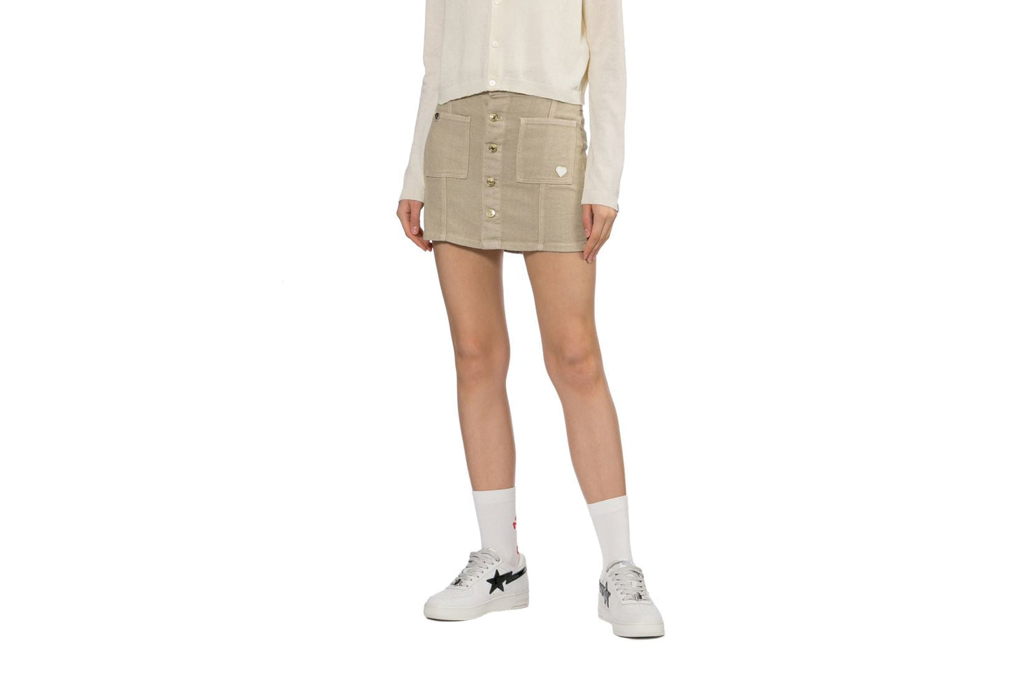 BAPE 麻質裙