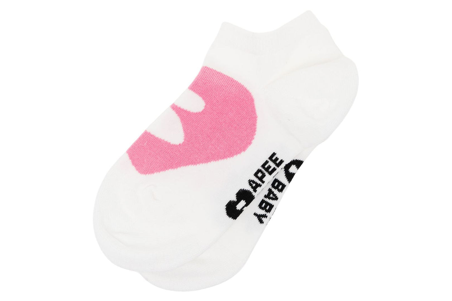BAPE BIG HEART INTARSIA ANKLE SOCKS