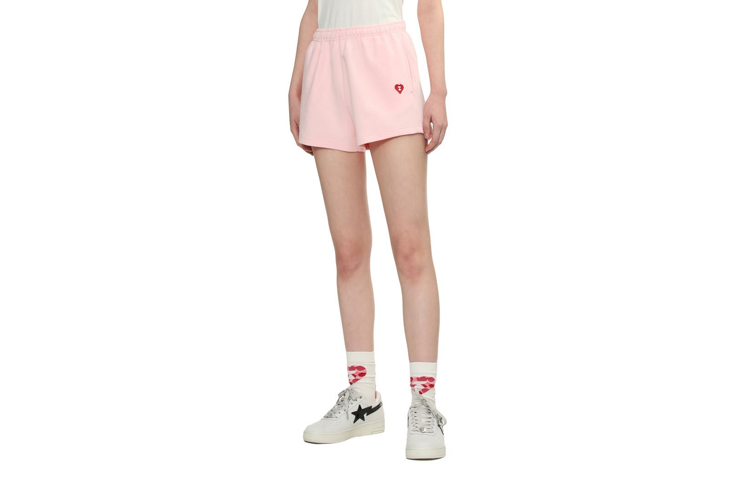 BAPE 心形徽章運動短褲