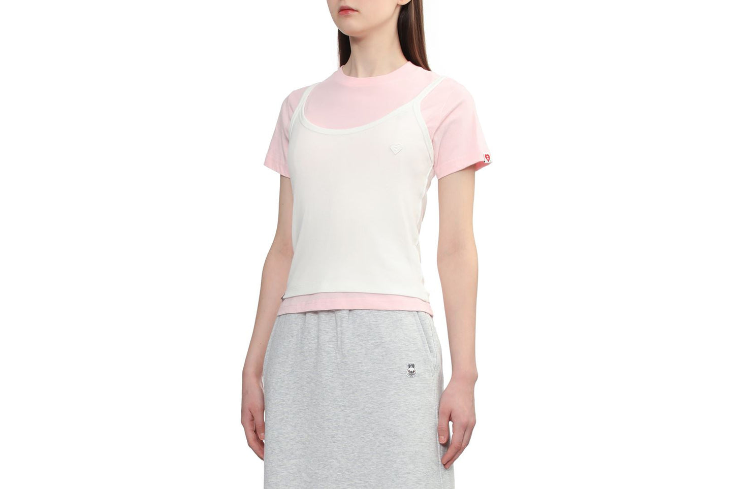 BAPE HEART BADGE RIB CAMISOLE