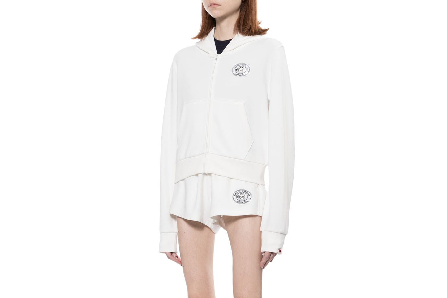 BAPE BABY DOPPY PRINT HOODED ZIP UP SWEATER