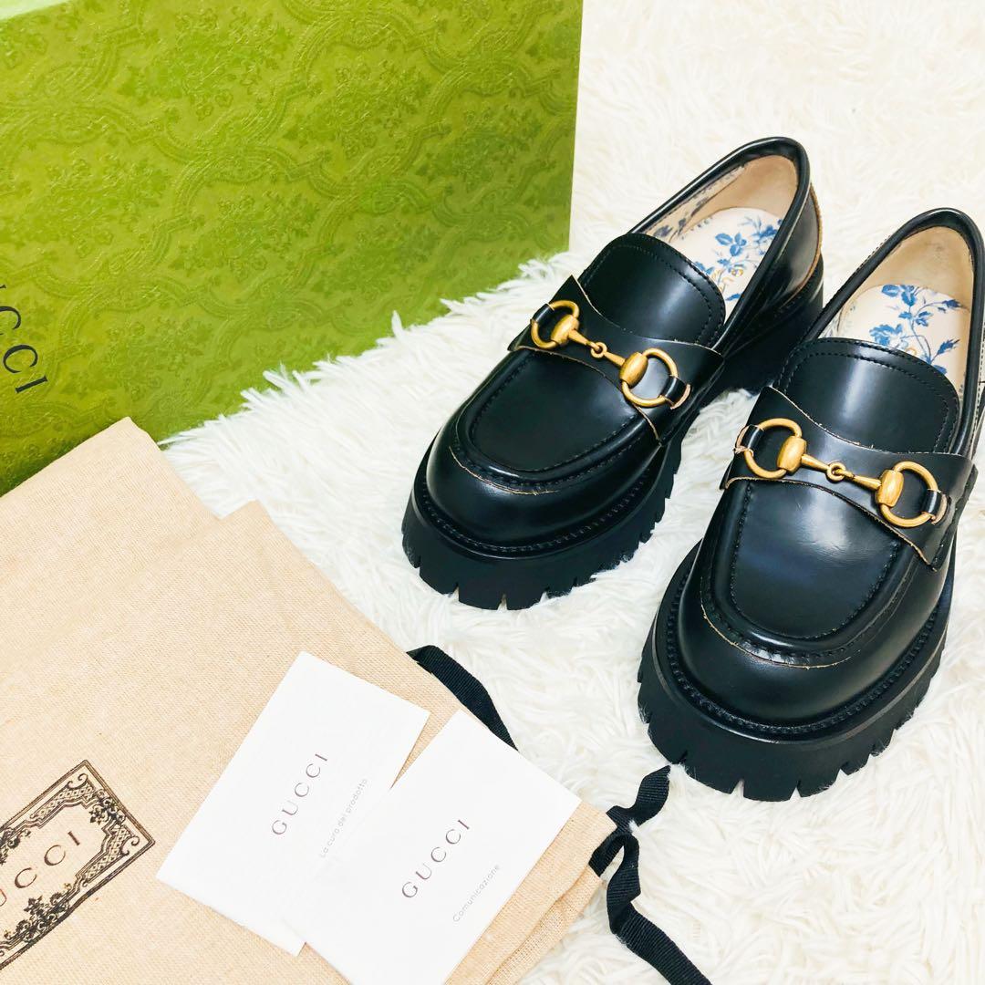 日本代購|GUCCI 鞋子 - 未使用✨GUCCI 馬銜扣懶人鞋 22.5cm|Mercari