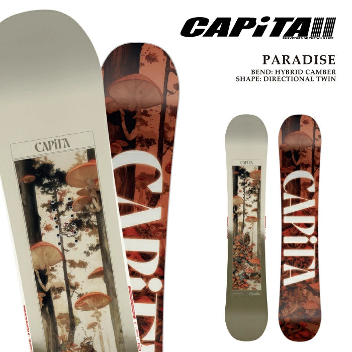 日本代購|CAPITA 滑雪板 - PARADISE 女用滑雪板 25-26|樂天