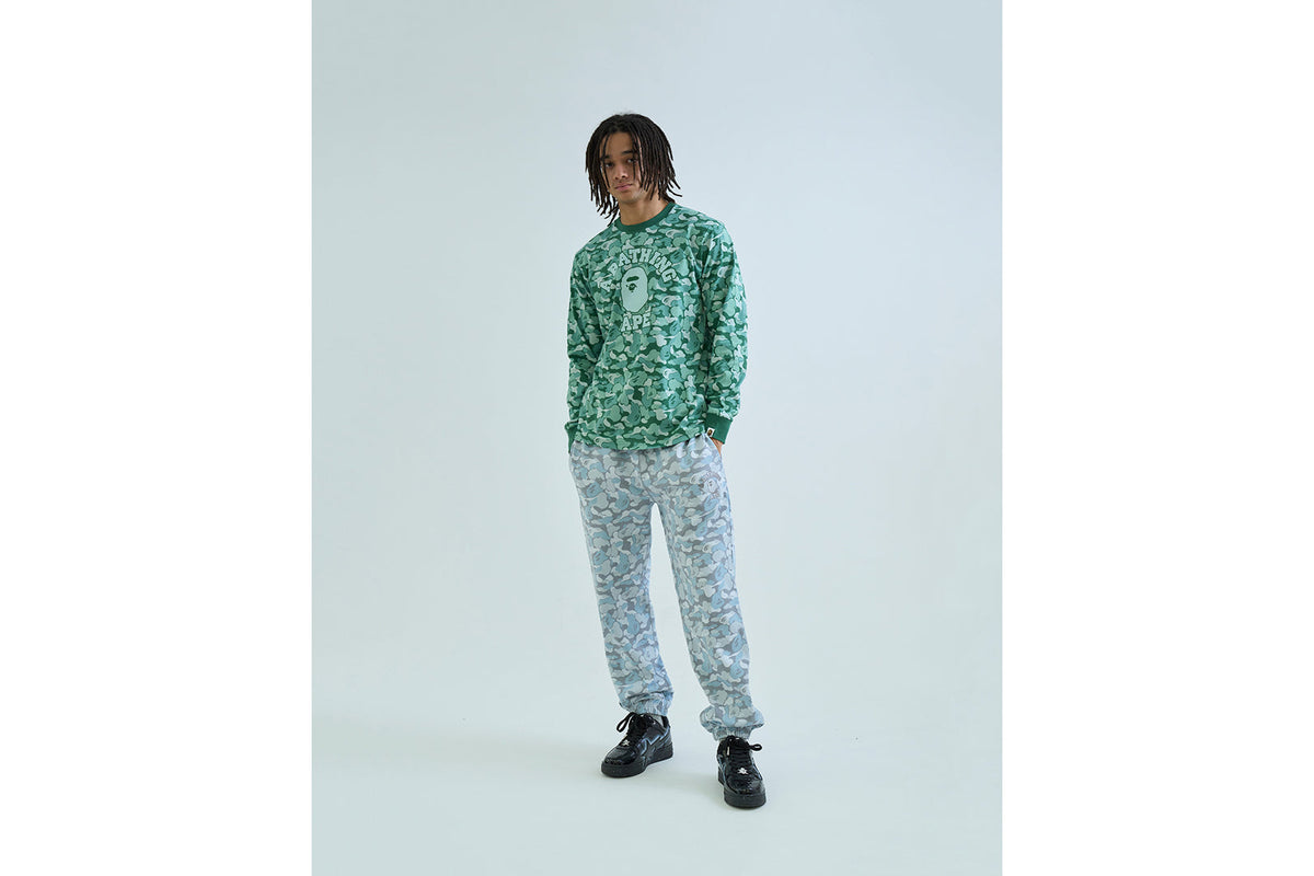BAPE CARD CAMO COLLEGE 一點設計運動長褲 BAPEC