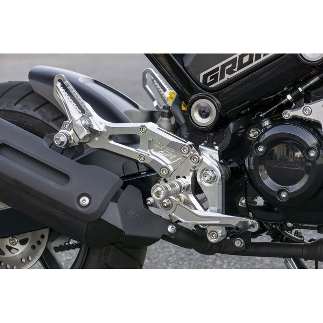 日本代購|perk-up 【楽天市場】オーバーレーシング バックステップ 4ポジション タンデム付(シルバー) GROM ・51-223-51:モトメガネ 楽天市場店|樂天