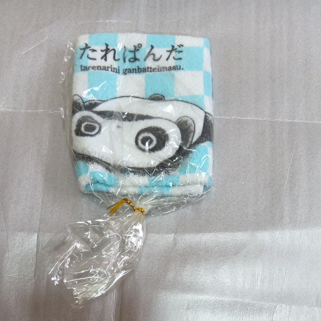 日本代購|たれぱんだ ハンドタオル 青 非売品 未開封|Paypayfleamarket.yahoo