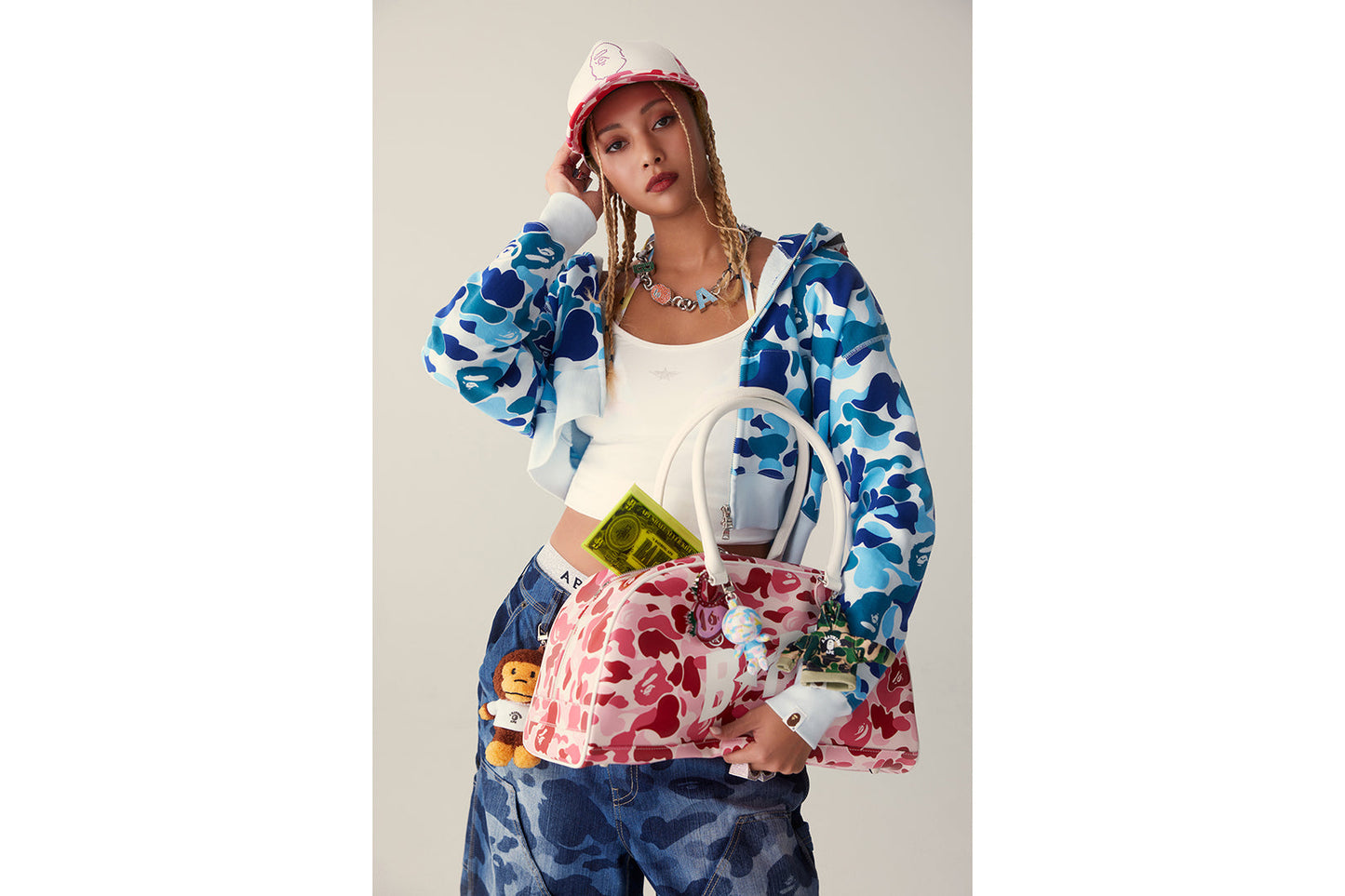 BAPE ABC CAMO 保齡球包