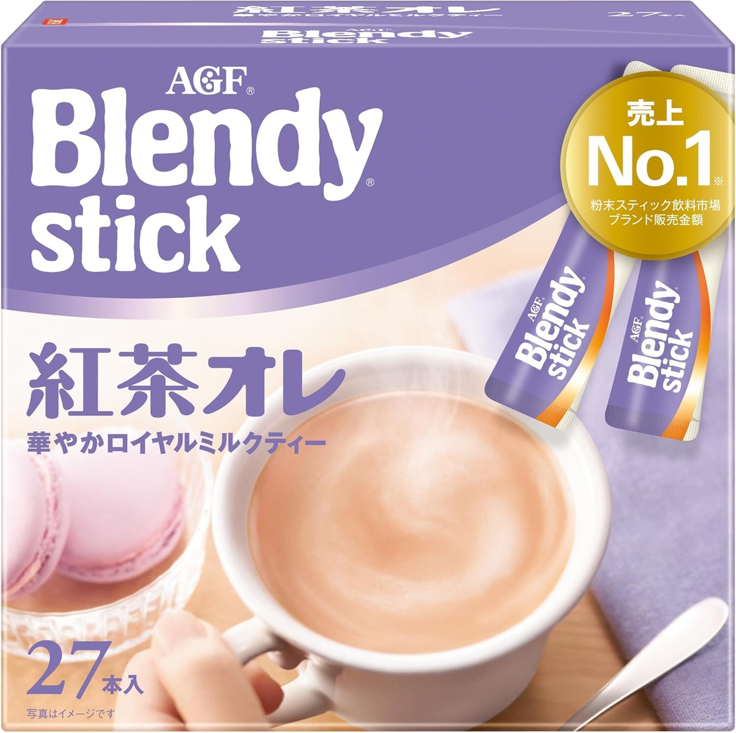 日本代購|AGF 飲品 - ブレンディ 紅茶オレ 100本|Amazon JP