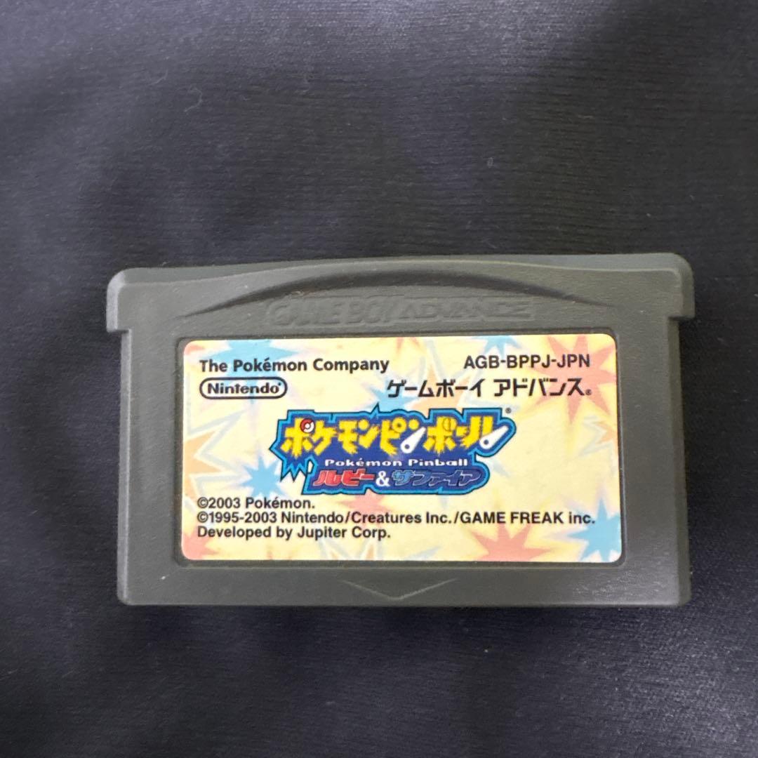 日本代購|寶可夢 遊戲軟體 - 彈珠台 ルビー&サファイア GBA遊戲|Mercari