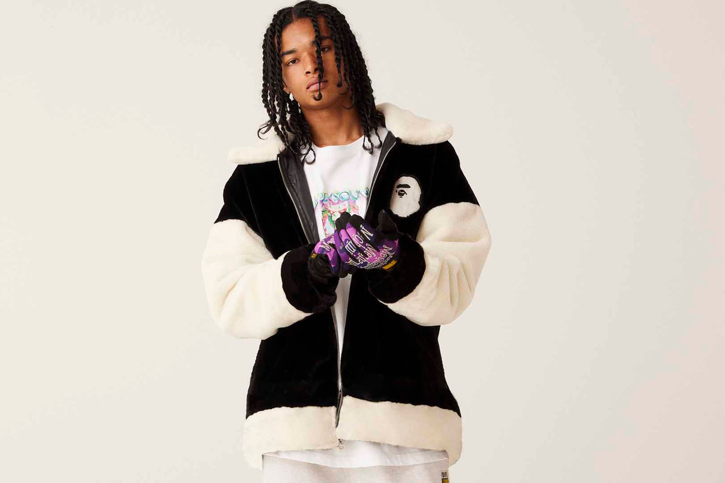 BAPE COLOR CAMO MECHANIX WEAR GLOVES