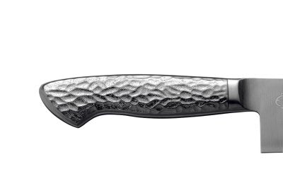 燕熟之技 全不鏽鋼槌目 三德包丁 180mm(單支裝)