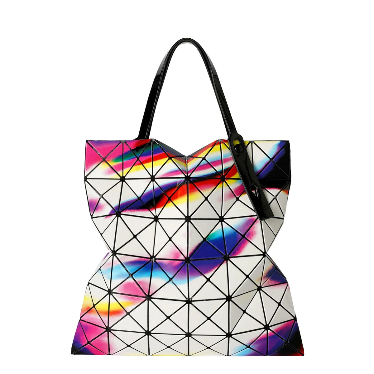 日本代購|bestgallery 【楽天市場】★ ★バオバオ イッセイミヤケ BAO BAO ISSEY MIYAKE【WARP / ワープ 6×6】 トートバッグ WHITE MIX (ホワイトミックス) BB63 AG801 09【送料無料】 【コンビニ受取可】 【海外配送 可】 【国際配送】:ベストギャラリー|樂天