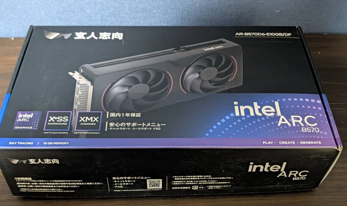 日本代購|Intel 顯示卡 - Arc B570 10GB GDDR6 顯示卡|Auctions.yahoo