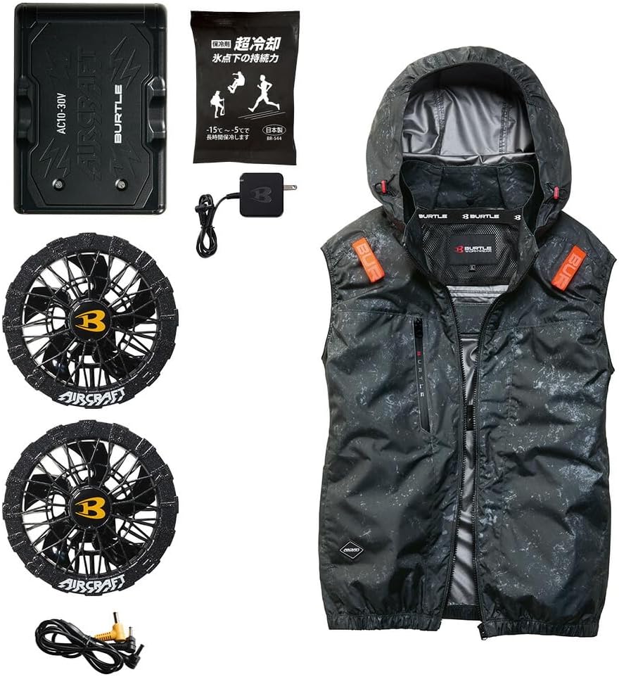 日本代購|BURTLE 空調作業服 - AC2094 超冷卻保冷劑|Amazon JP