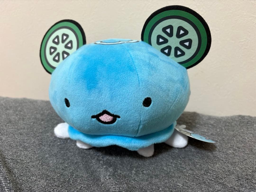 日本代購|なくらげ 毛絨玩具 - 藍月なくるマスコットキャラ「なくらげ」毛絨玩具|Mercari