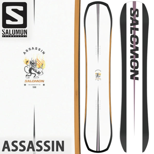 日本代購|SALOMON 滑雪板 - ASSASSIN 男士自由滑雪板 2025|樂天