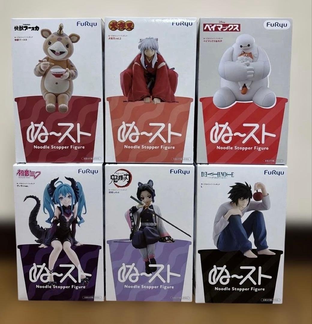 日本代購|未知 公仔 - ぬーどるストッパー公仔 6種套裝|Mercari