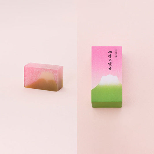 虎屋羊羹|四季的富士 春(中形)