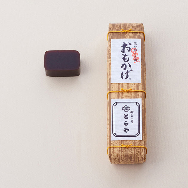 虎屋竹皮包裝羊羹面影