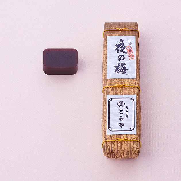 虎屋竹皮包裝羊羹 夜之梅