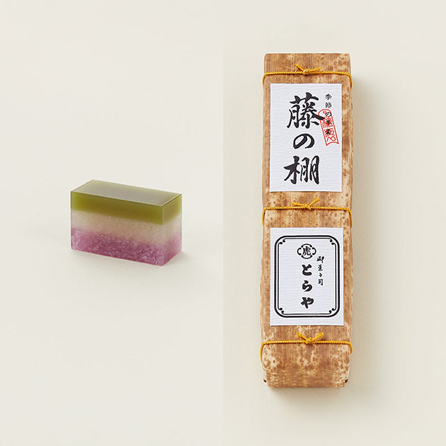 虎屋羊羹|藤的棚(竹皮包)