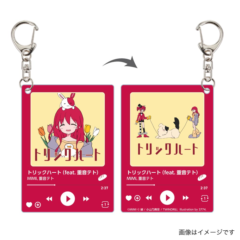 日本代購|MIMI 重音テト 鑰匙圈 - ×重音テト 音樂再生風鑰匙圈|Vvjp