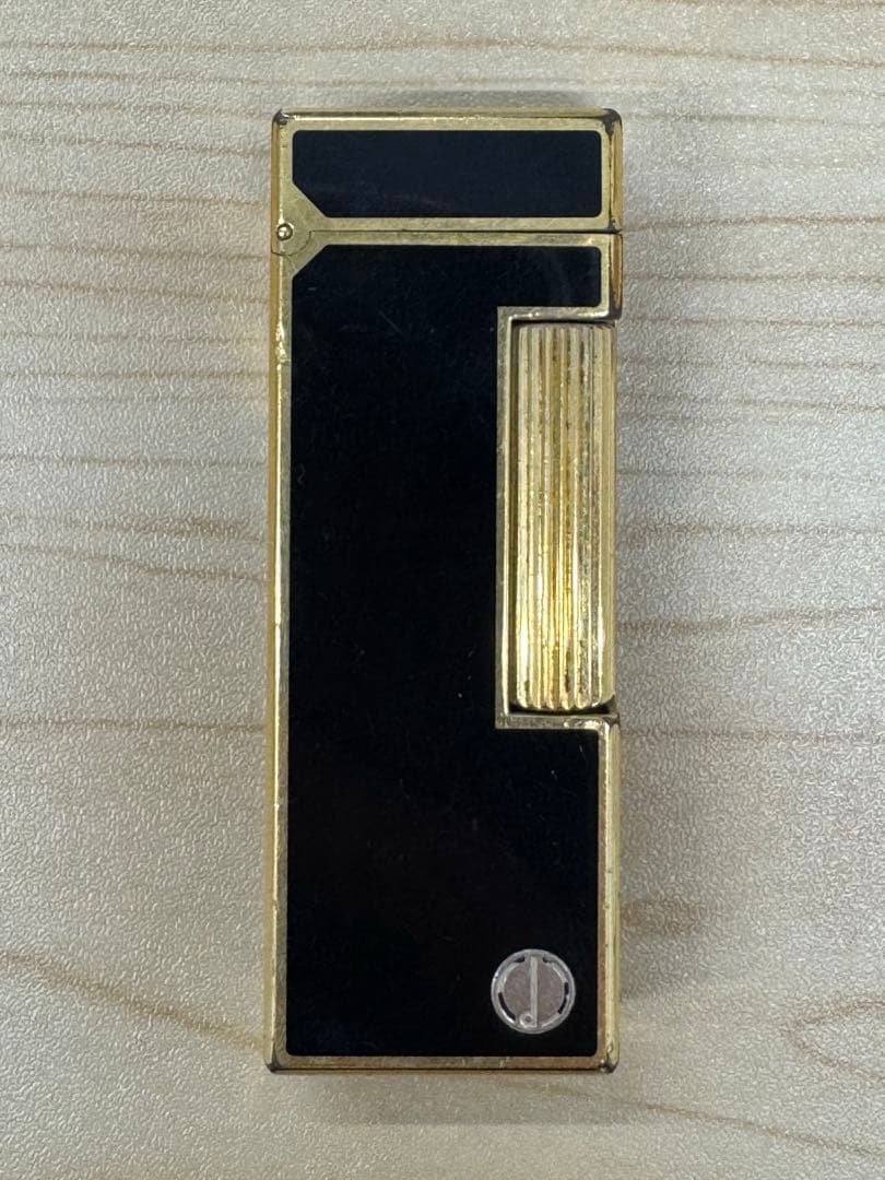 日本代購|dunhill 打火機 - 黑金打火機【ジャンク品】|Mercari