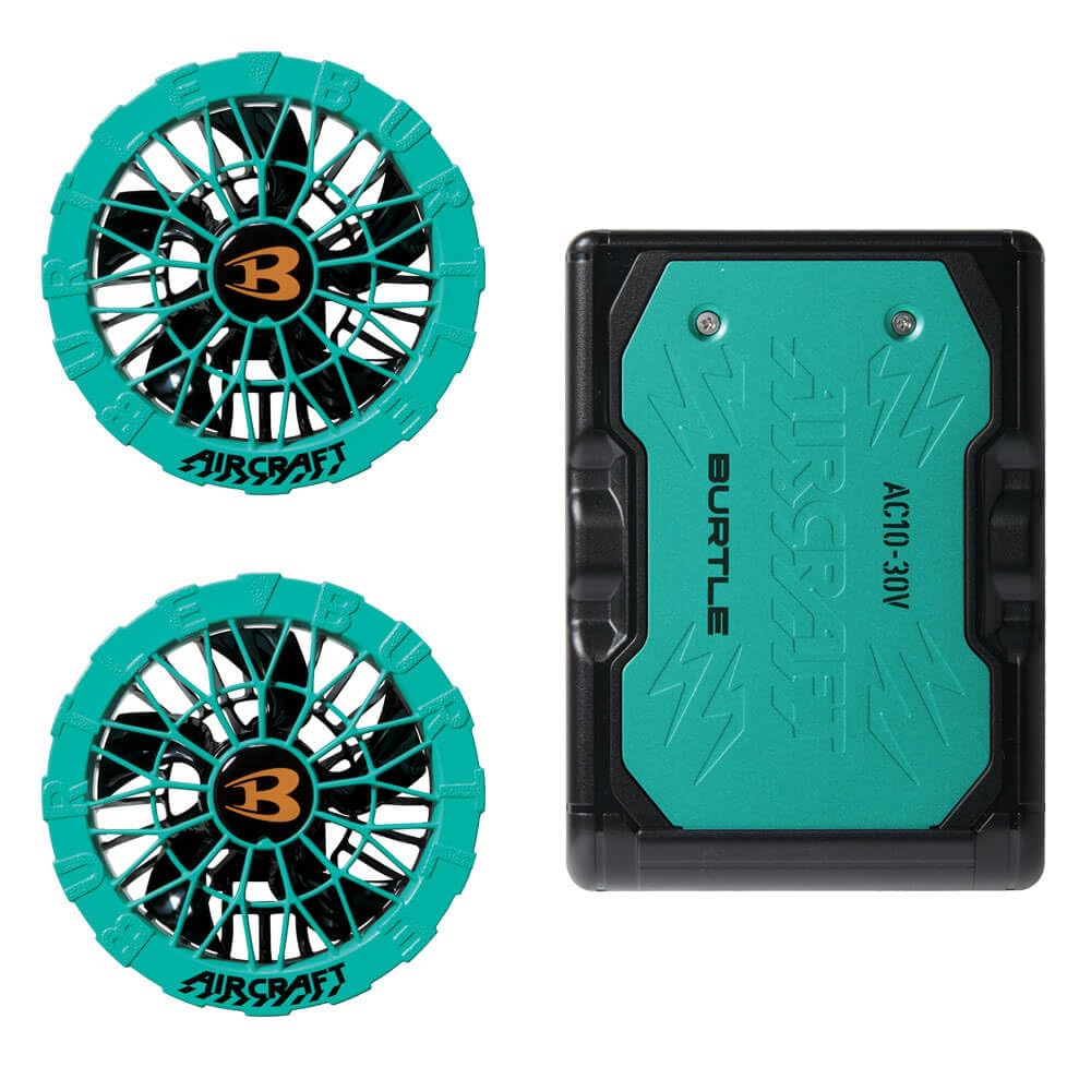 日本代購|BURTLE 電風扇 - 30V電池組 AC10+AC10-2 空調風扇|Amazon JP