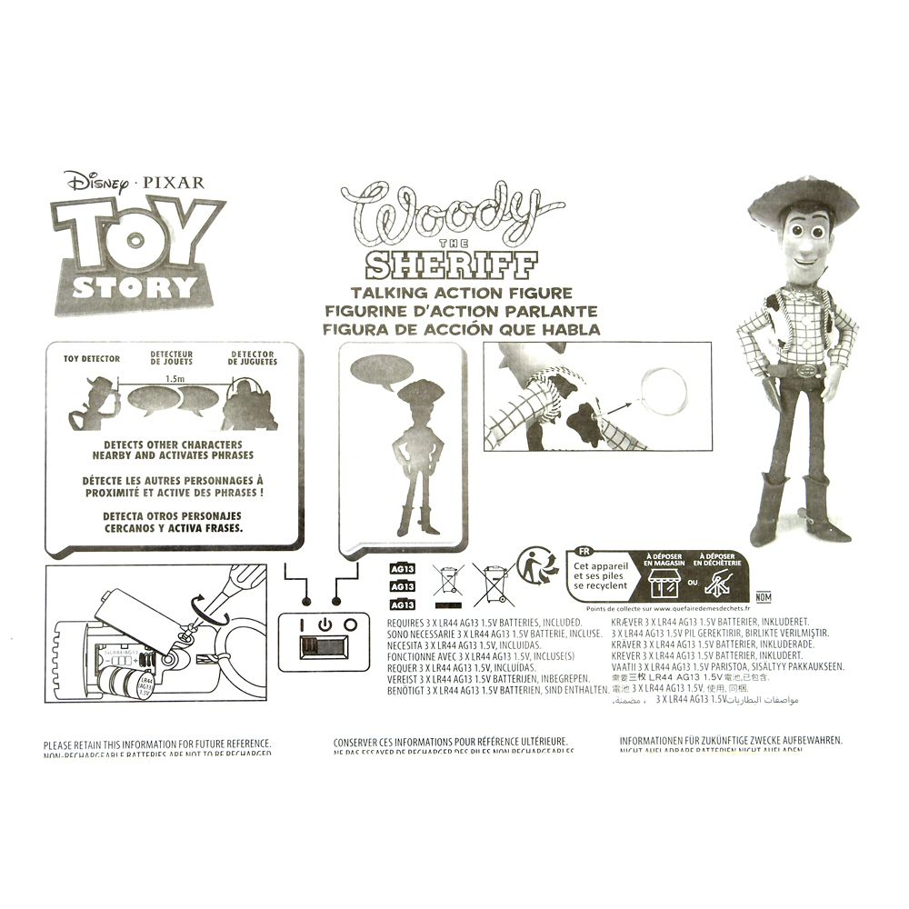 日本代購|迪士尼 胡迪 公仔 - 再入荷 胡迪 說話動作公仔|Disney