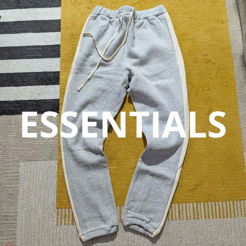 日本代購|【未使用品】エッセンシャルズ スウェットパンツ グレー M|Mercari