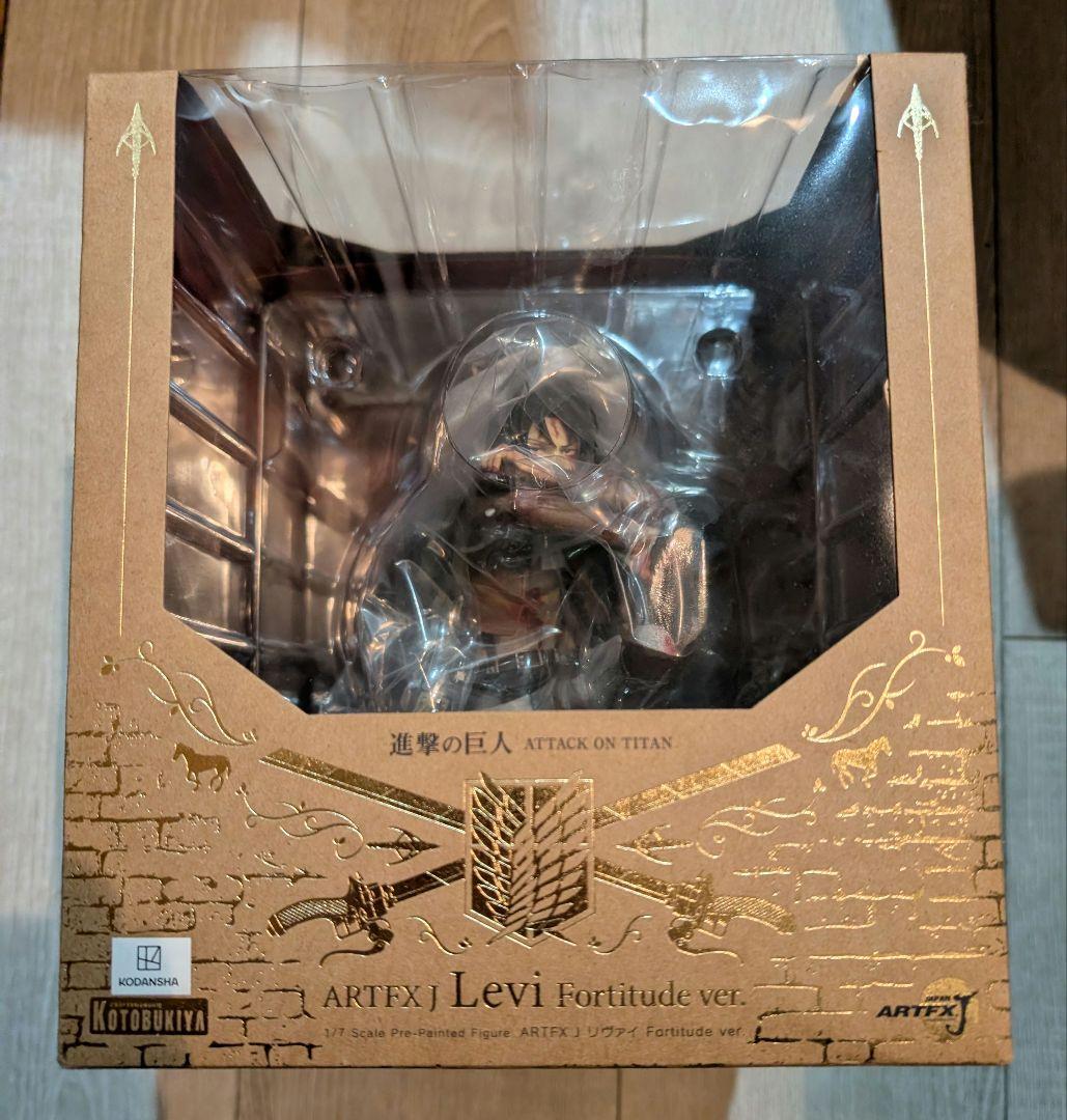 日本代購|進擊的巨人 利威爾 公仔 - ARTFX J 利威爾 Fortitude ver.|Mercari