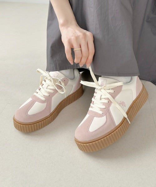 日本代購|U.S. POLO ASSN. 厚底運動鞋 - ローカット 厚底運動鞋|ZOZOTOWN