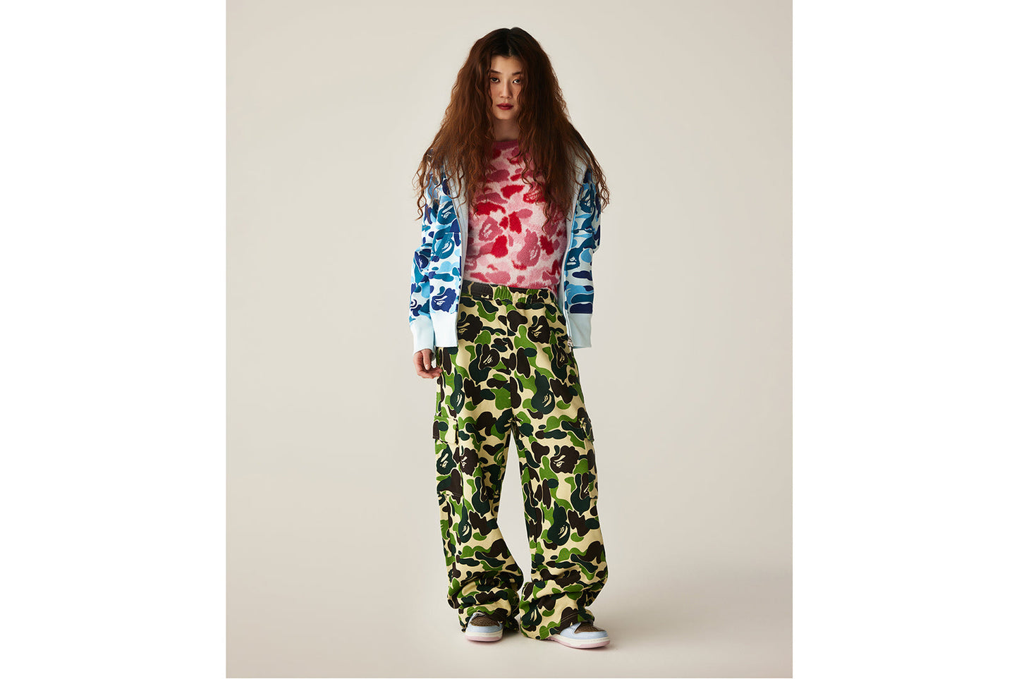 BAPE ABC CAMO SHAGGY SWEATER