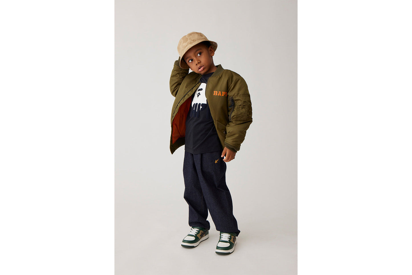 BAPE SOLID CAMO HAT